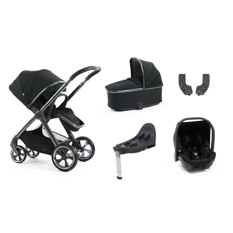 Babystyle Oyster 4 Essential 5 Piece Capsule Bundle - Black Olive - Pramsy