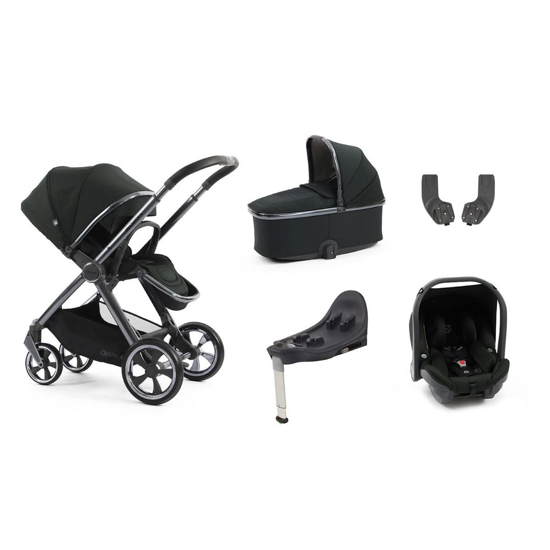 Babystyle Oyster 4 Essential 5 Piece Capsule Bundle - Black Olive - Pramsy
