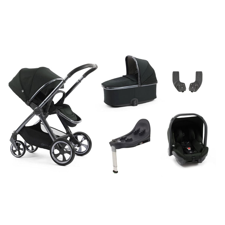 Babystyle Oyster 4 Essential 5 Piece Capsule Bundle - Black Olive - Pramsy