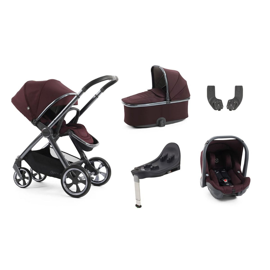 Babystyle Oyster 4 Essential 5 Piece Capsule Bundle - Mulberry - Pramsy