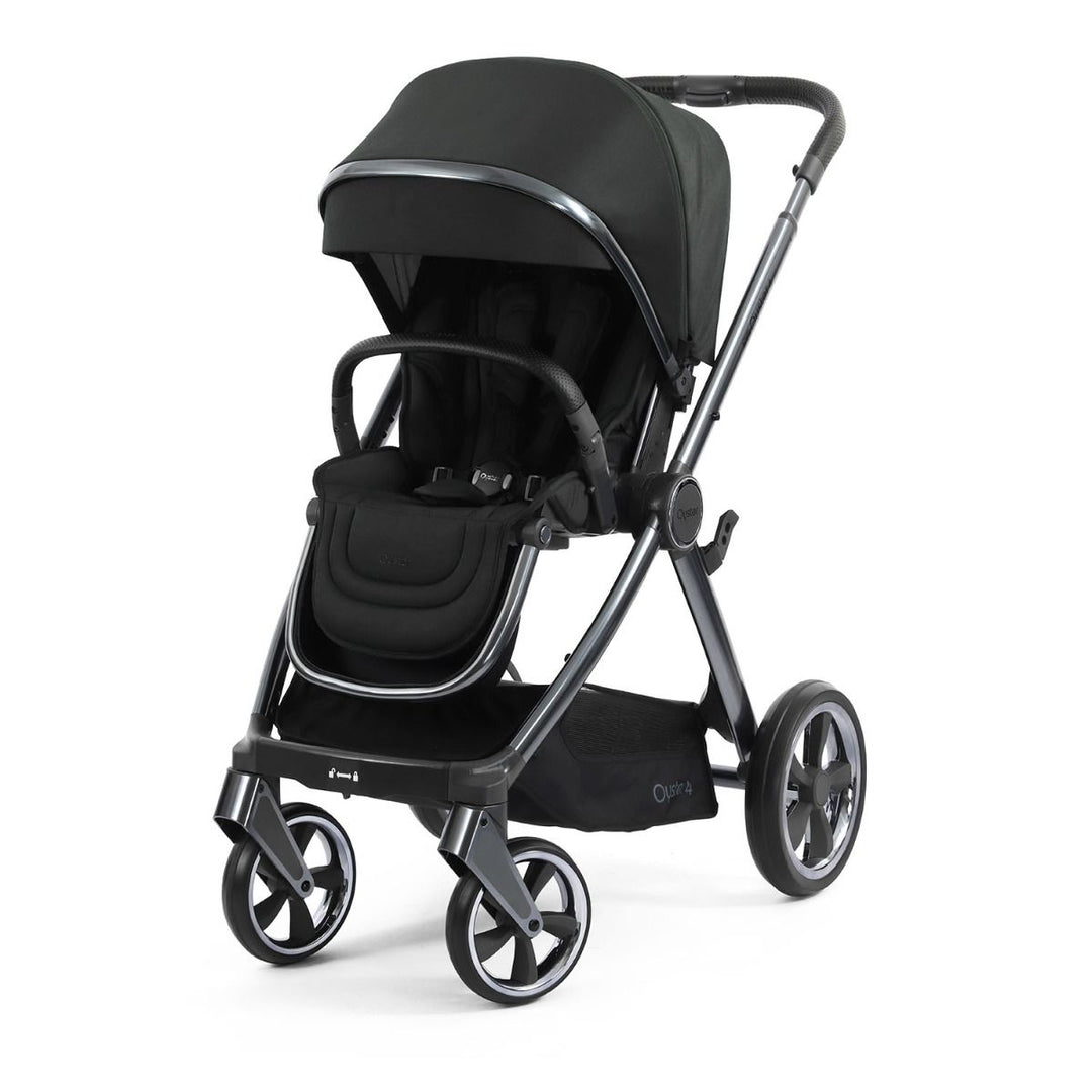 Babystyle Oyster 4 Essential 5 Piece Maxi - Cosi Pebble 360 Pro2 Bundle - Black Olive - Pramsy