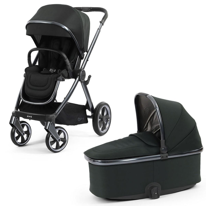 Babystyle Oyster 4 Essential 5 Piece Maxi - Cosi Pebble 360 Pro2 Bundle - Black Olive - Pramsy