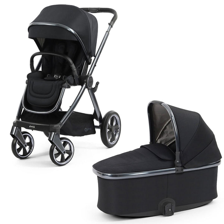 Babystyle Oyster 4 Essential 5 Piece Maxi - Cosi Pebble 360 Pro2 Bundle - Carbonite - Pramsy