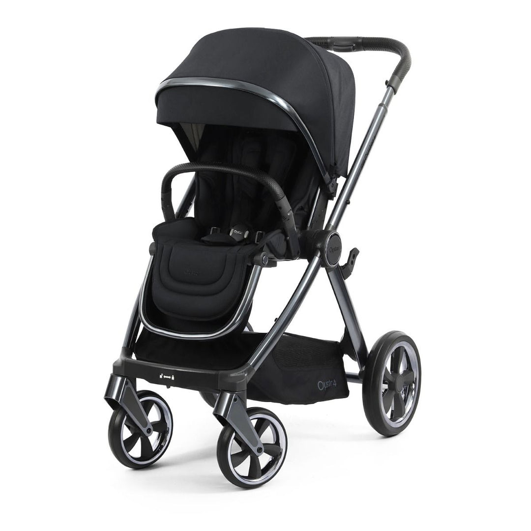 Babystyle Oyster 4 Essential 5 Piece Maxi - Cosi Pebble 360 Pro2 Bundle - Carbonite - Pramsy