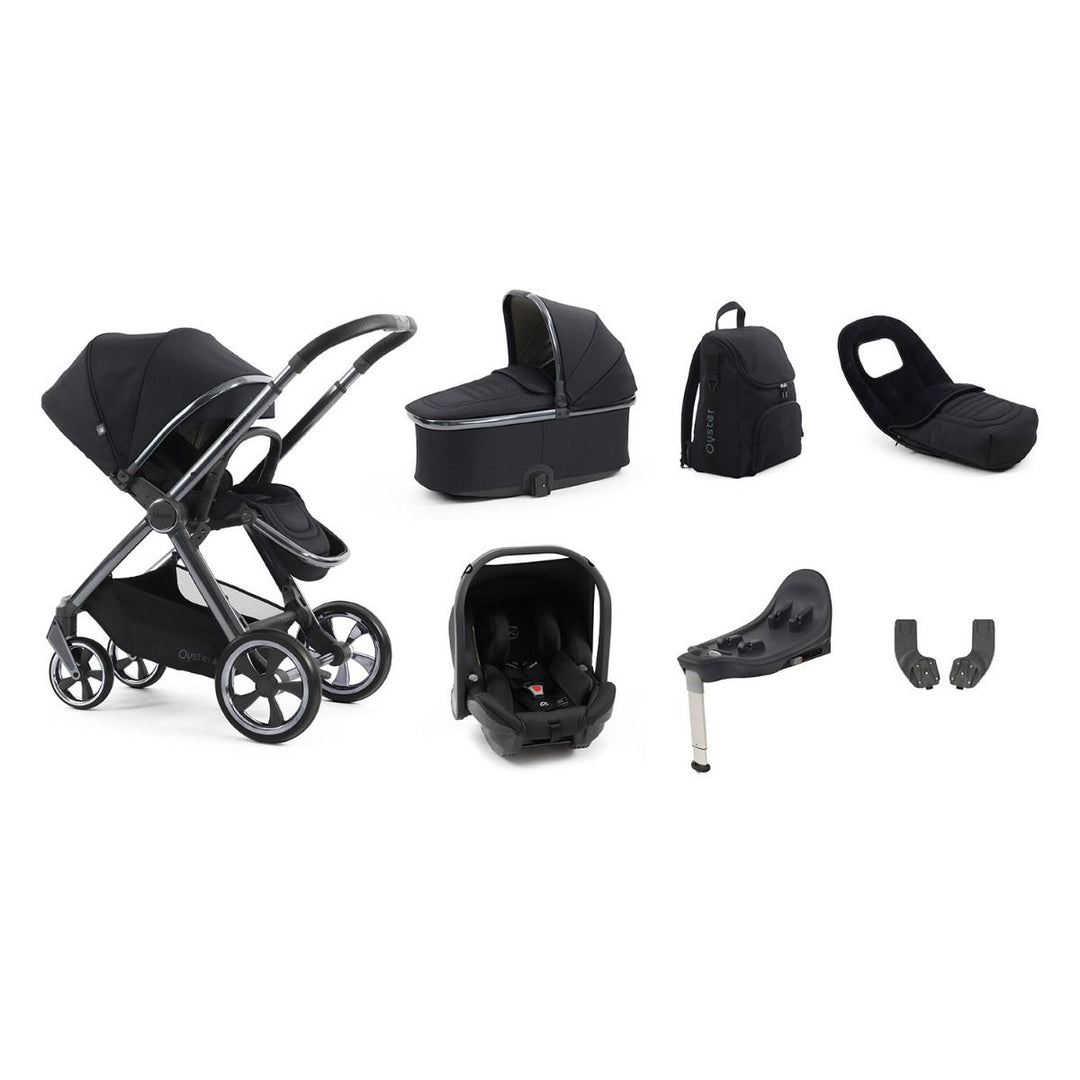 Babystyle Oyster 4 Luxury 7 Piece Capsule Bundle - Carbonite - Pramsy