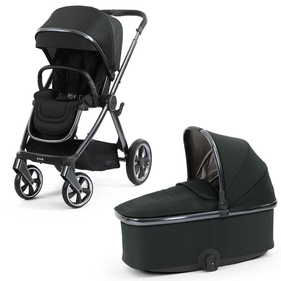 Babystyle Oyster 4 Stroller & Carrycot - Black Olive - Pramsy