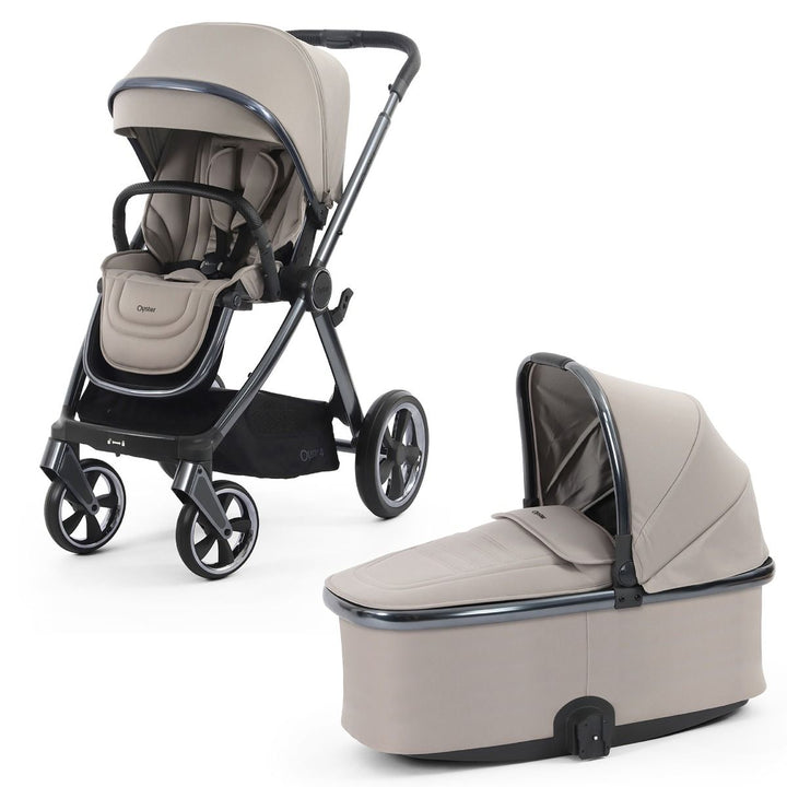 Babystyle Oyster 4 Stroller & Carrycot - Stone - Pramsy