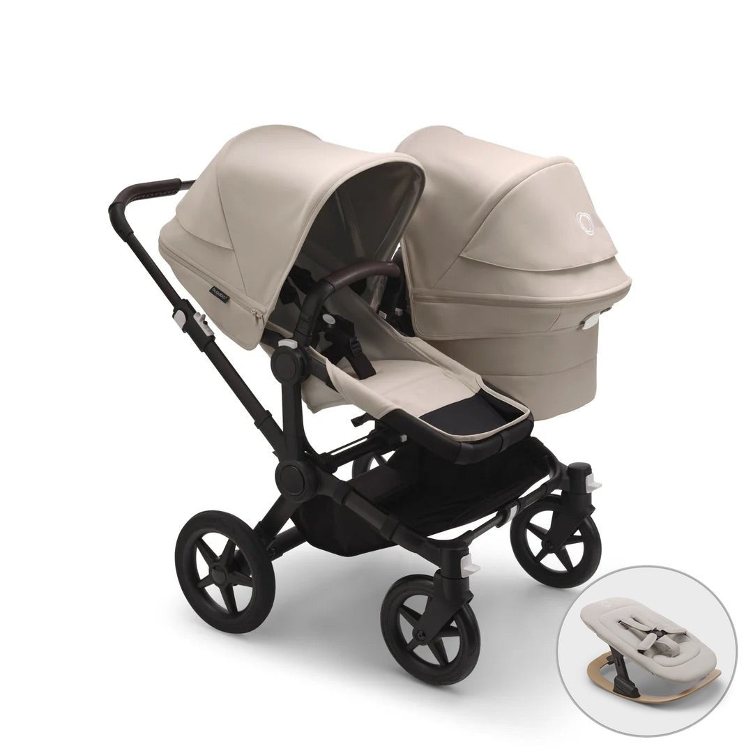 Bugaboo Donkey 5 Duo + FREE Newborn Rocker - Desert Taupe - Pramsy
