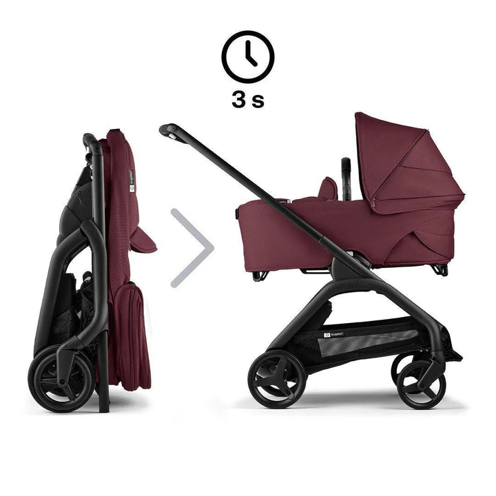 Bugaboo Dragonfly Complete - Dark Cherry - Pramsy