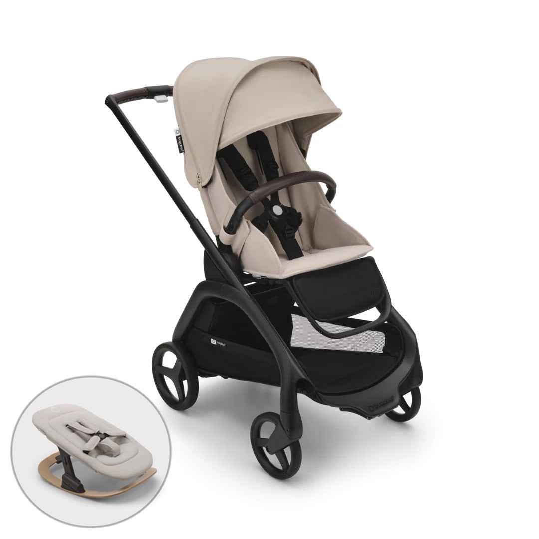 Bugaboo Dragonfly Complete + FREE Newborn Rocker - Desert Taupe - Pramsy