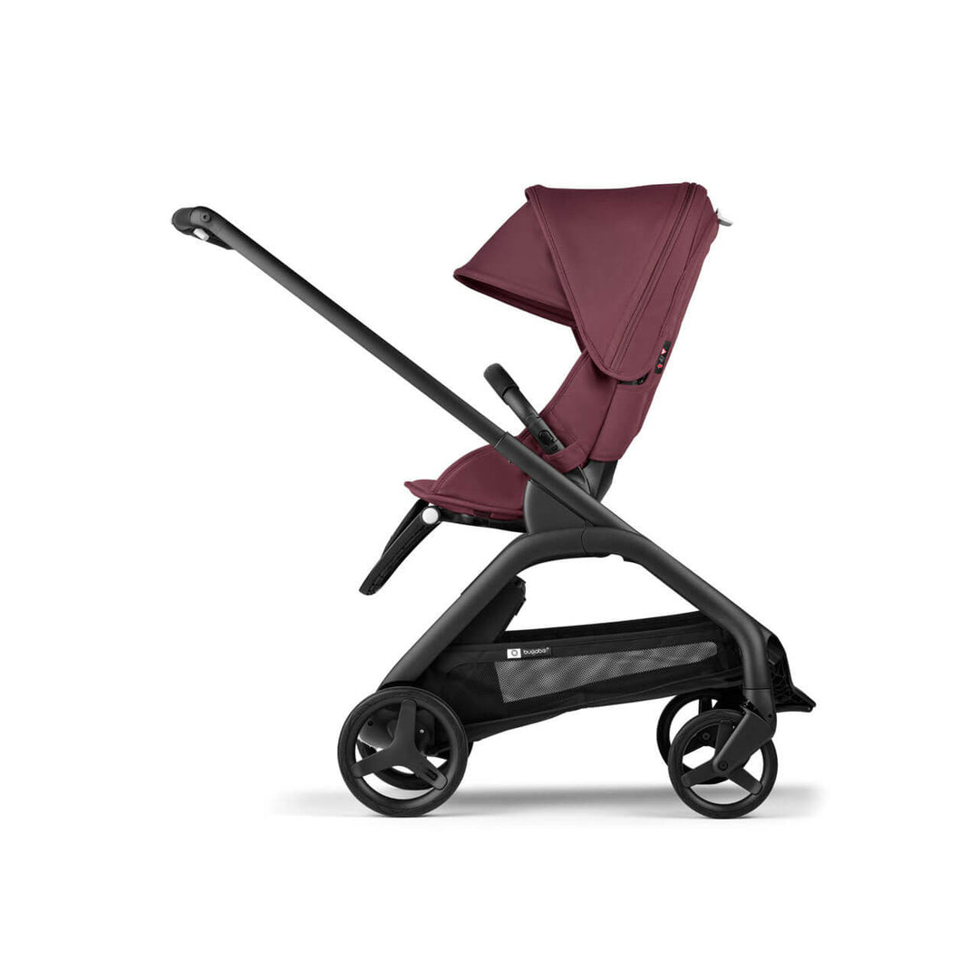 Bugaboo Dragonfly With Carrycot + Maxi - Cosi Pebble 360 Pro2 Bundle - Dark Cherry - Pramsy