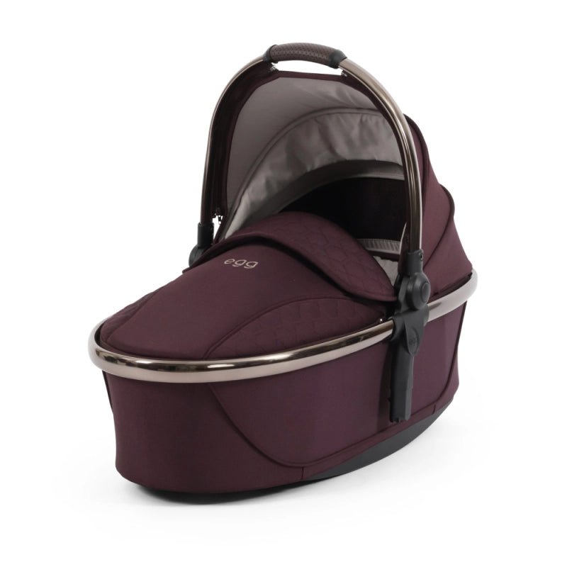 (Copy) (Copy) (Copy) Egg3 Stroller & Carrycot with Egg Shell Car Seat and Base Luxury Bundle - Mulberry - Pramsy