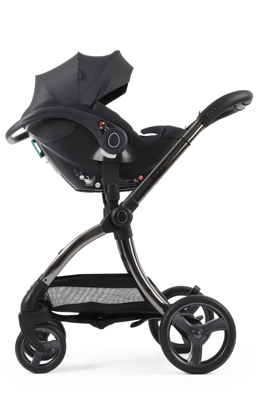 Egg Shell i - Size Infant Car Seat - Carbonite - Pramsy