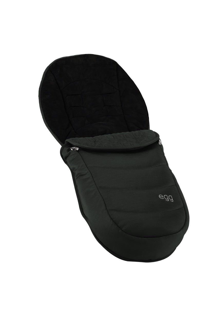 Egg3 Footmuff - Black Olive - Pramsy
