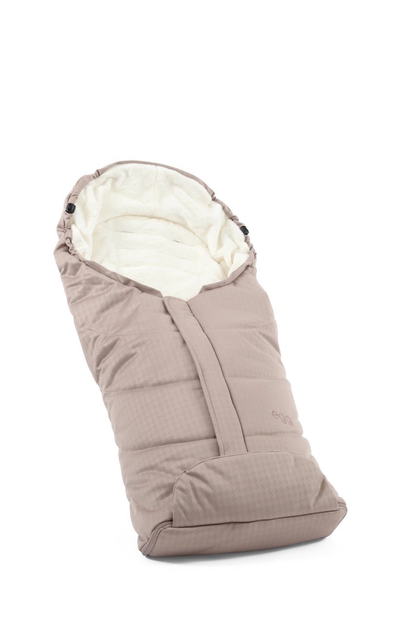 Egg3 Footmuff - Houndstooth Almond - Pramsy
