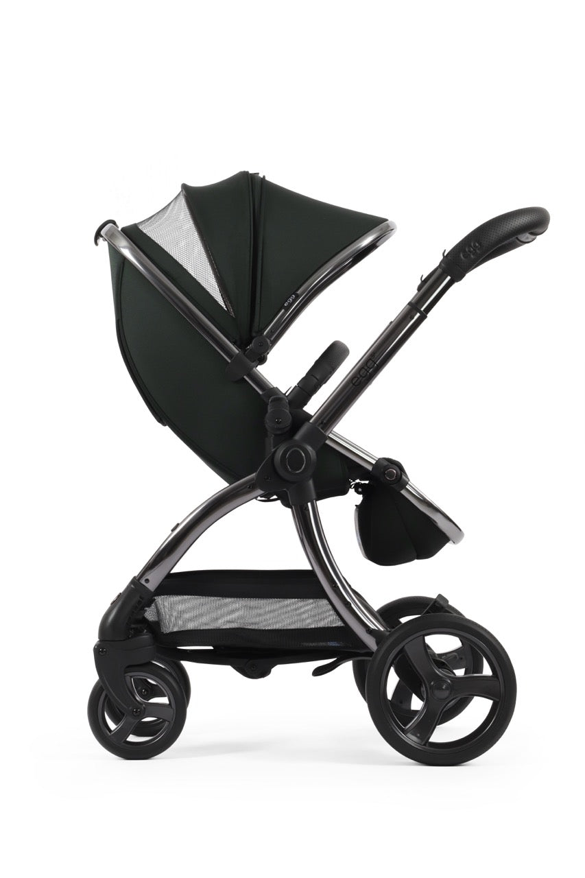Egg3 Stroller & Carrycot Snuggle Bundle - Black Olive - Pramsy