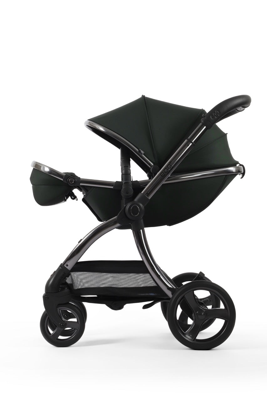 Egg3 Stroller & Carrycot Snuggle Bundle - Black Olive - Pramsy
