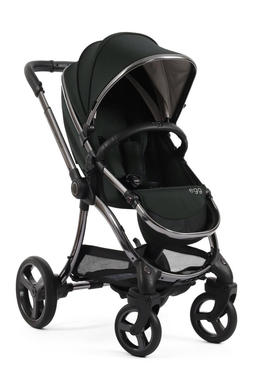 Egg3 Stroller & Carrycot Snuggle Bundle - Black Olive - Pramsy