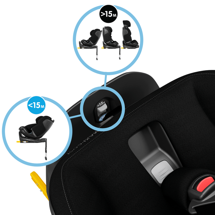 Maxi - Cosi Emerald 360 Pro Car Seat - Authentic Black - Pramsy