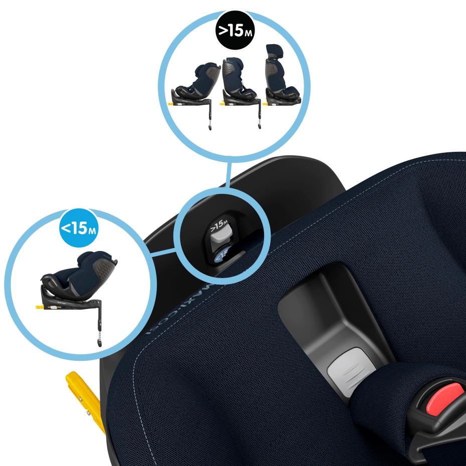 Maxi - Cosi Emerald 360 Pro Car Seat - Authentic Blue - Pramsy