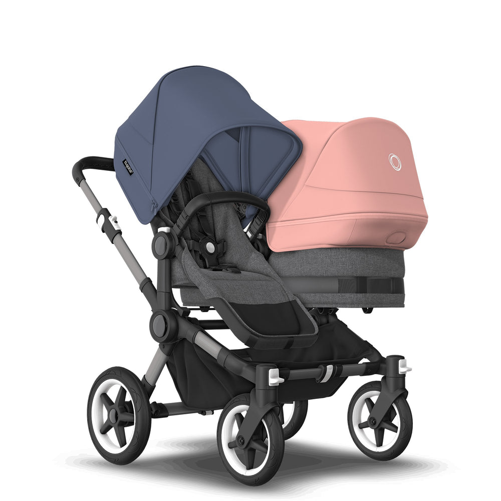 Bugaboo Donkey 5 Duo - Blue & Pink - Pramsy