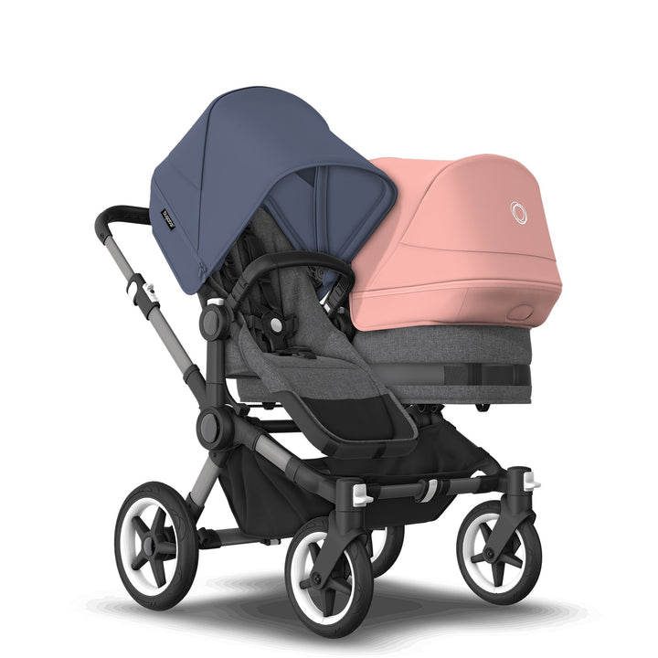 Bugaboo Donkey 5 Duo - Blue & Pink - Pramsy