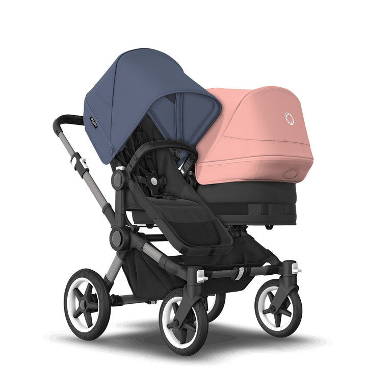 Bugaboo Donkey 5 Duo - Blue & Pink - Pramsy