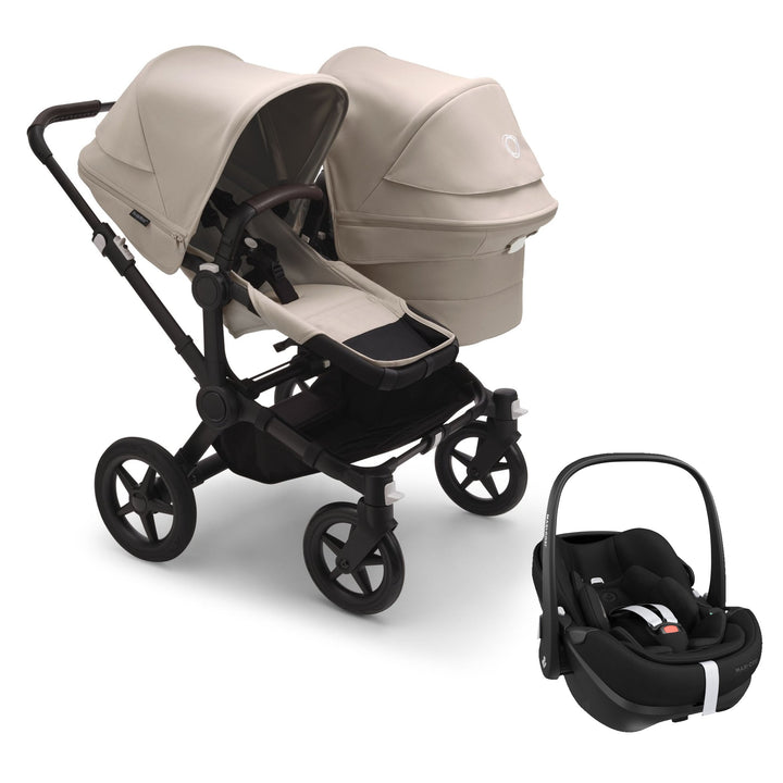 Bugaboo Donkey 5 Duo Desert Taupe + FREE Maxi-Cosi Pebble 360 Pro - Pramsy