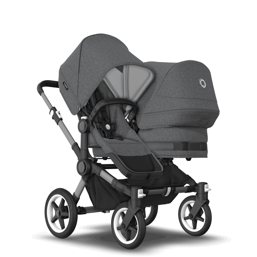 Bugaboo Donkey 5 Duo Grey Melange + FREE Maxi-Cosi Pebble 360 Pro - Pramsy