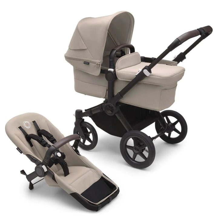 Bugaboo Donkey 5 Duo + Maxi-Cosi Pebble 360 Complete Bundle - Desert Taupe - Pramsy