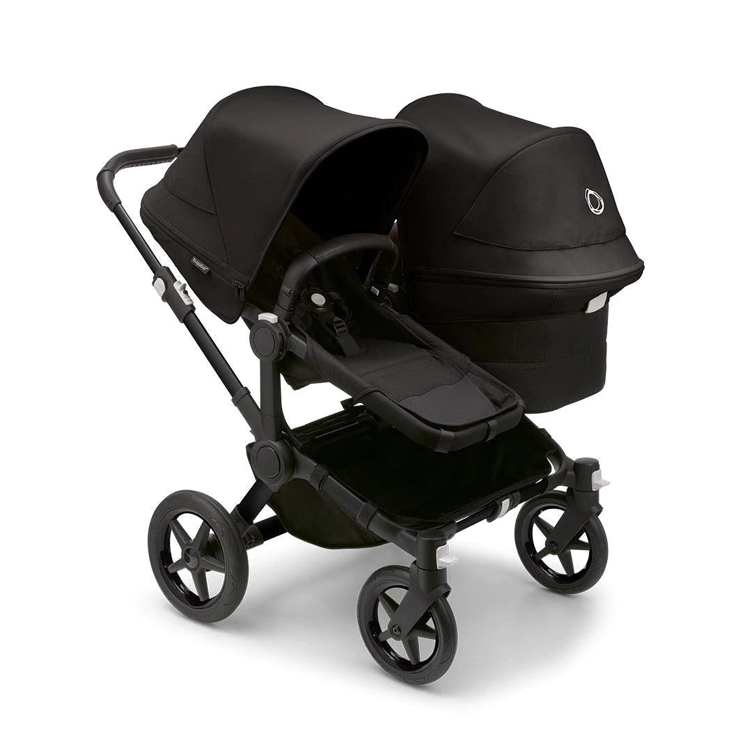 Bugaboo Donkey 5 Duo + Maxi-Cosi Pebble 360 Complete Bundle - Midnight Black - Pramsy