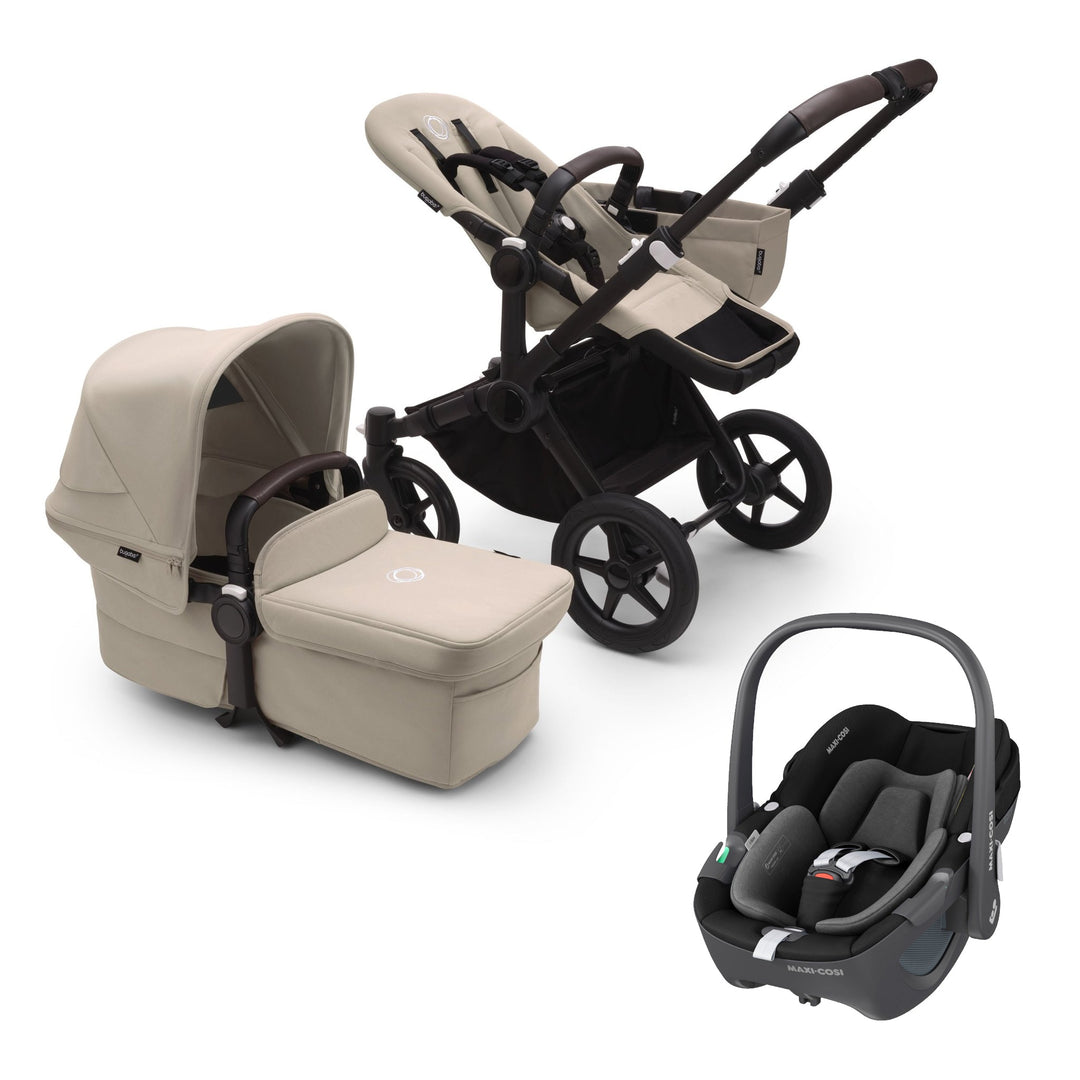 Bugaboo Donkey 5 Mono Desert Taupe + FREE Maxi-Cosi Pebble 360 - Pramsy