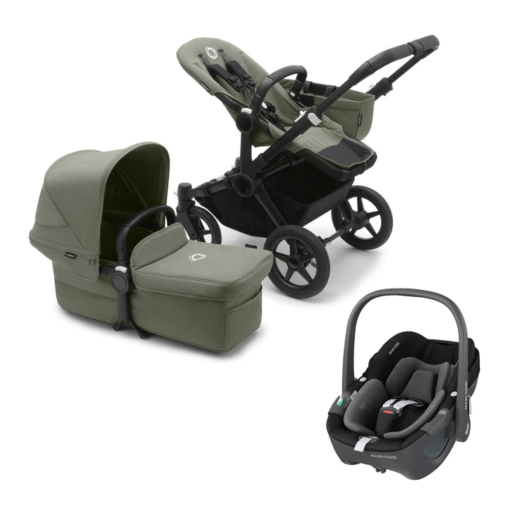 Bugaboo Donkey 5 Mono Forest Green + FREE Maxi-Cosi Pebble 360 - Pramsy