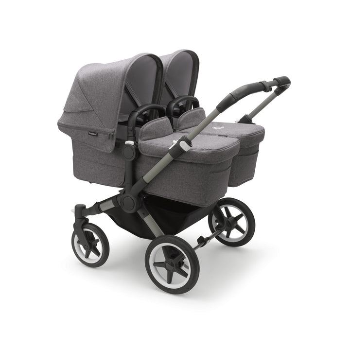 Bugaboo Donkey 5 Twin Grey Melange + 2 FREE Maxi-Cosi CabrioFix i-Size - Pramsy