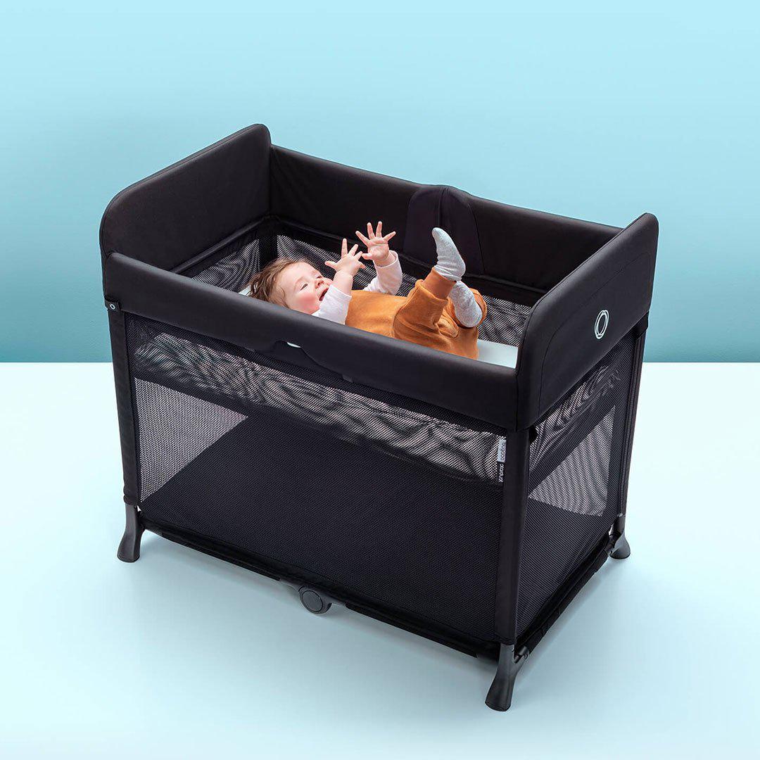 Bugaboo Stardust Travel Cot - Black - Pramsy