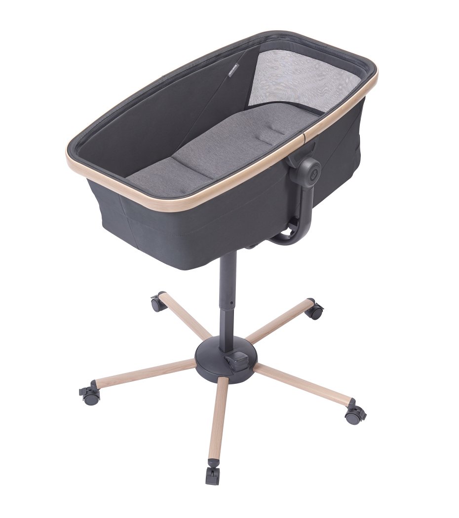 Maxi-Cosi Alba all-in-one Bassinet, Recliner and Highchair - Beyond Graphite - Pramsy