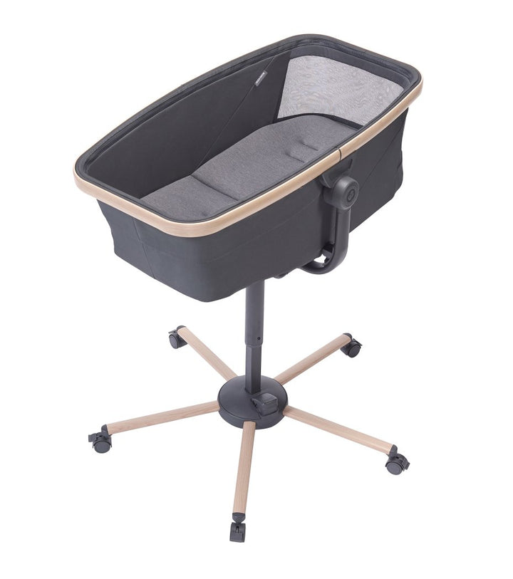 Maxi-Cosi Alba all-in-one Bassinet, Recliner and Highchair - Beyond Graphite - Pramsy