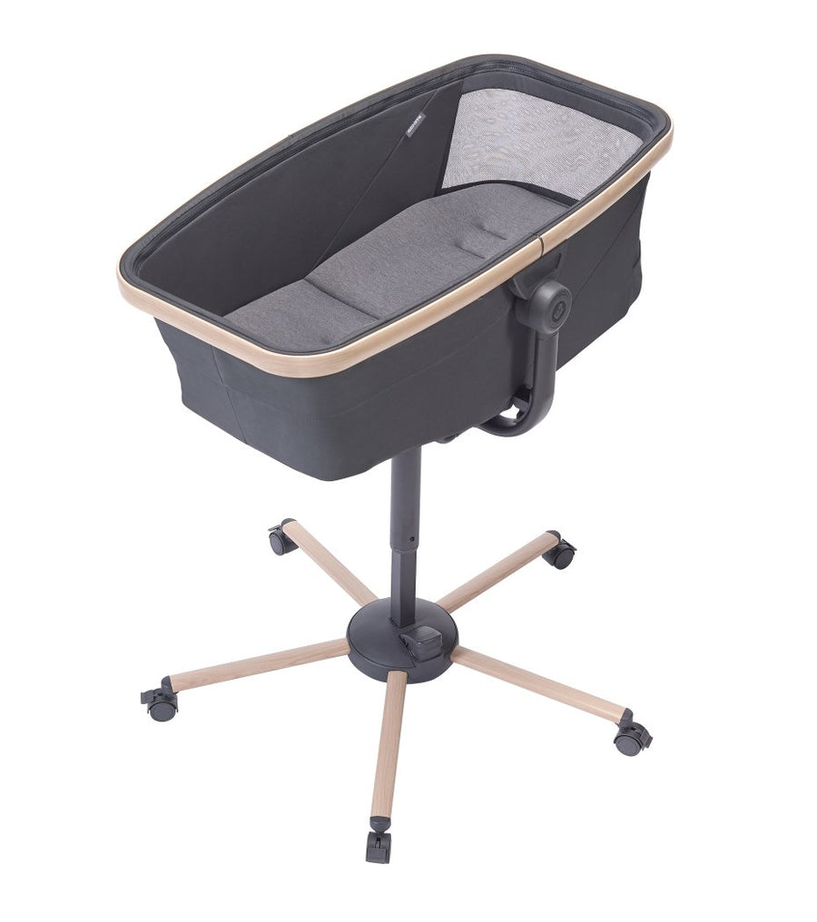 Maxi-Cosi Alba all-in-one Bassinet, Recliner and Highchair - Beyond Graphite - Pramsy