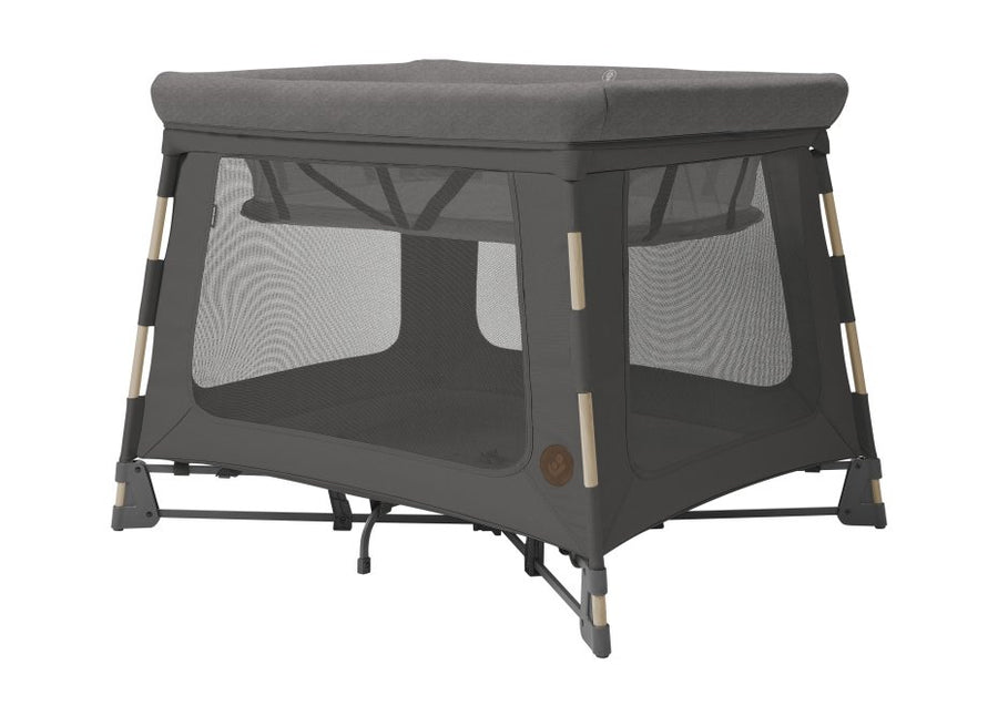 Maxi-Cosi Swift 3-in-1 Bassinet, Travel Cot and Playpen - Beyond Graphite - Pramsy
