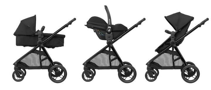 Maxi Cosi Zelia 3 Luxe Pushchair - Twillic Black - Pramsy