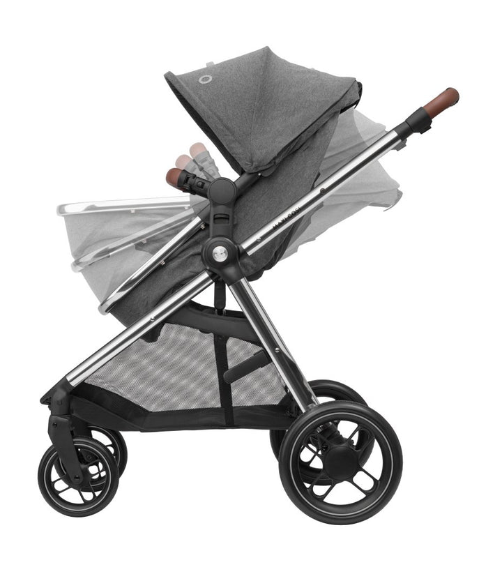 Maxi Cosi Zelia 3 Luxe Pushchair - Twillic Grey - Pramsy