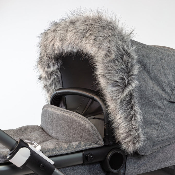 Pramsy Faux Fur Trim for Canopies - Husky