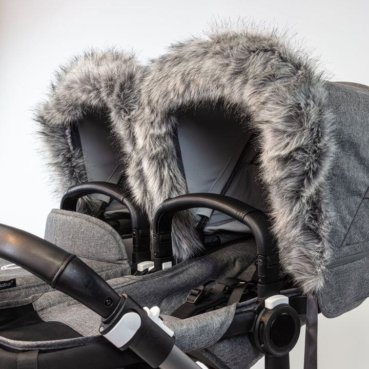 Pramsy Faux Fur Trim for Canopies - Husky