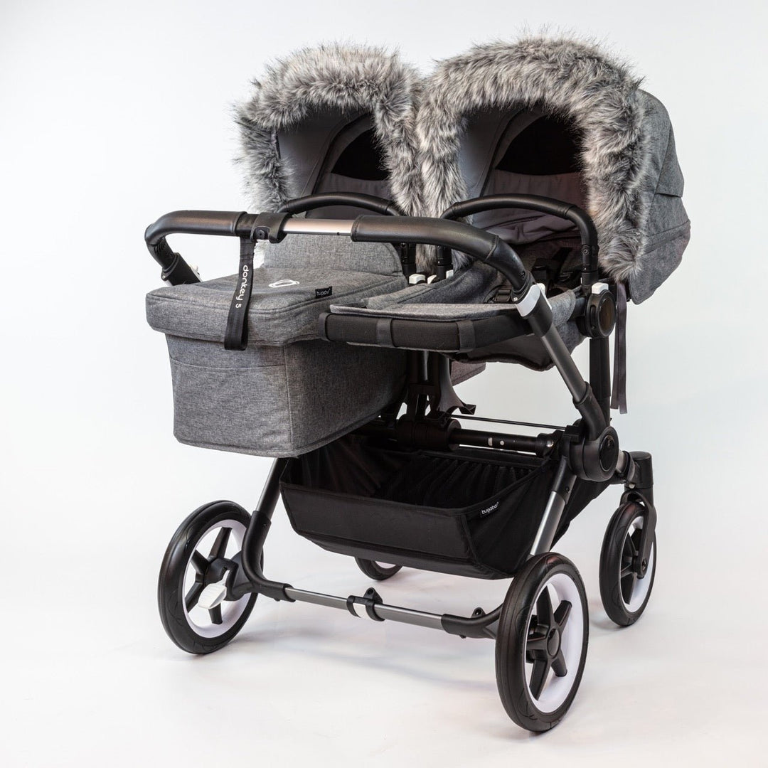 Pramsy Faux Fur Trim for Canopies - Husky