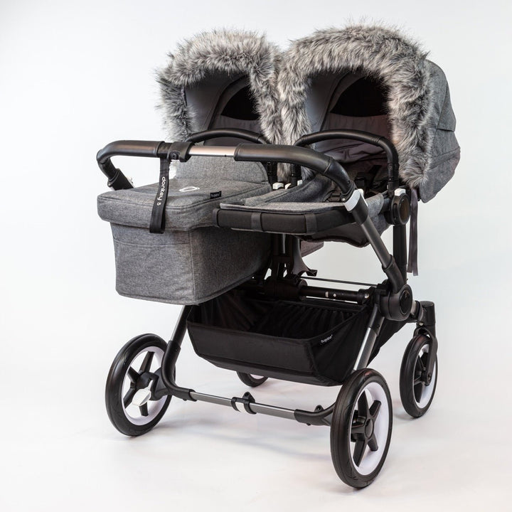 Pramsy Faux Fur Trim for Canopies - Husky