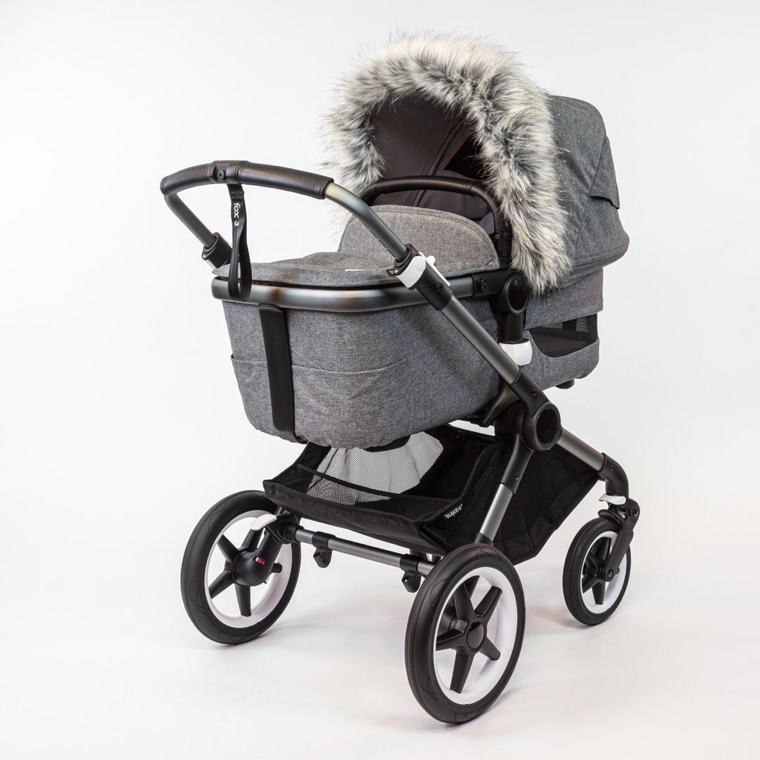 Pramsy Faux Fur Trim for Canopies - Sparkle Husky