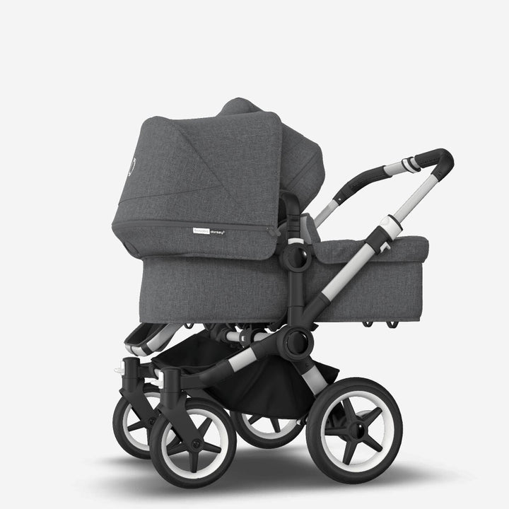 Refurbished Bugaboo Donkey 3 Duo - Grey Melange and Silver Chassis