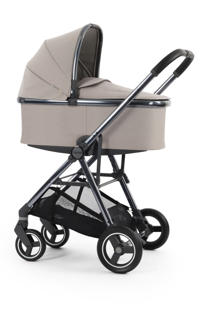 BabyStyle Oyster Gravity+ Stroller and Carrycot - Stone - Pramsy