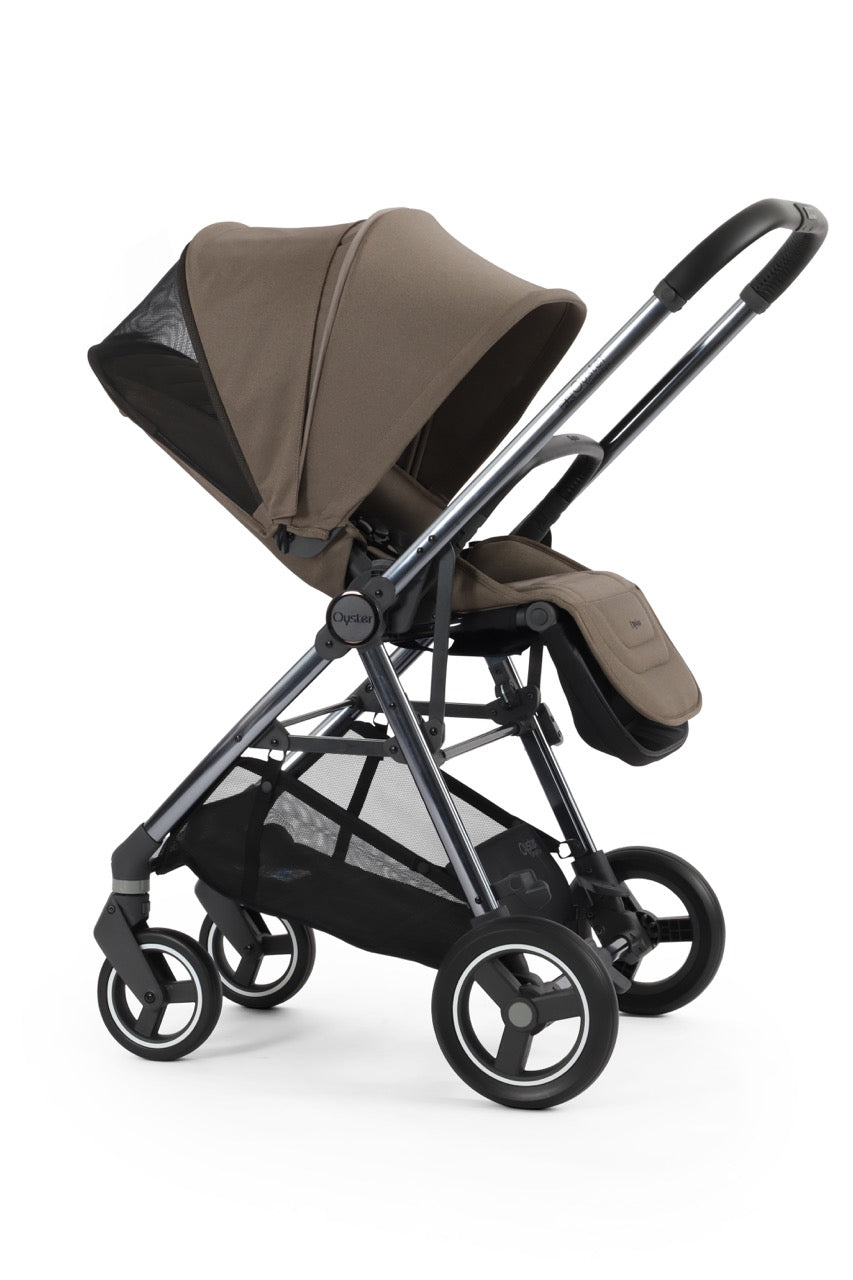 BabyStyle Oyster Gravity+ Stroller - Mink - Pramsy