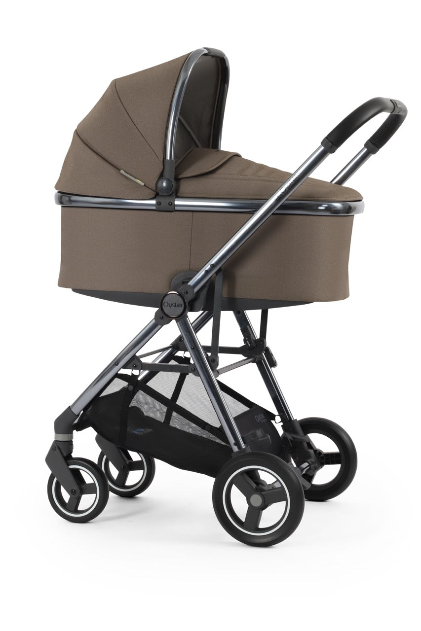 BabyStyle Oyster Gravity+ Stroller and Carrycot - Mink - Pramsy